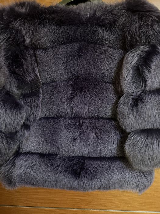 Дамско палто от естествен косъм