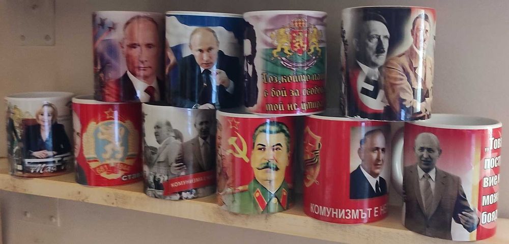 Чаши с лика на известни личности-10бр.