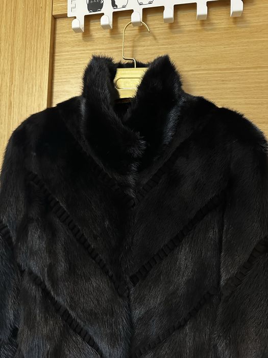 Шуба норковая «Черный бриллиант»