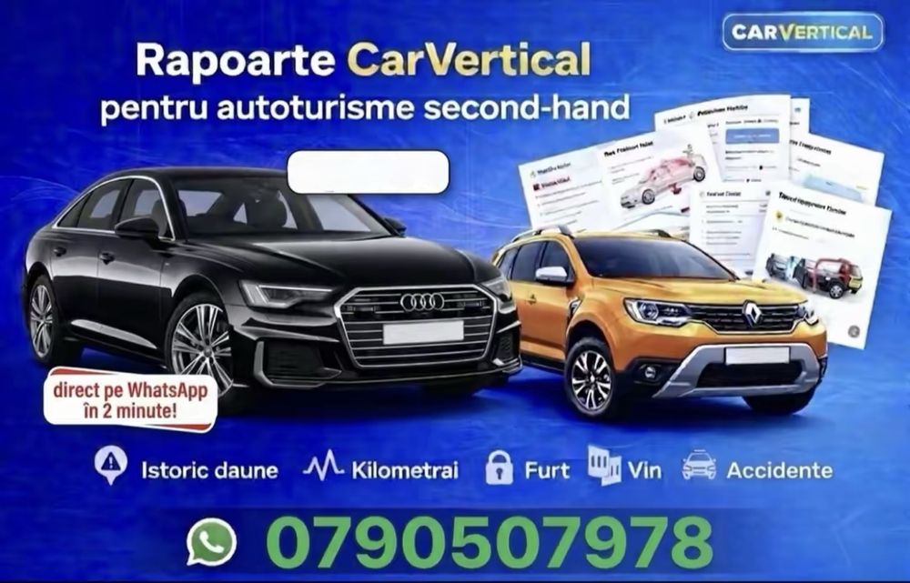 Raport CarVertical Verifica masina Istoric complet