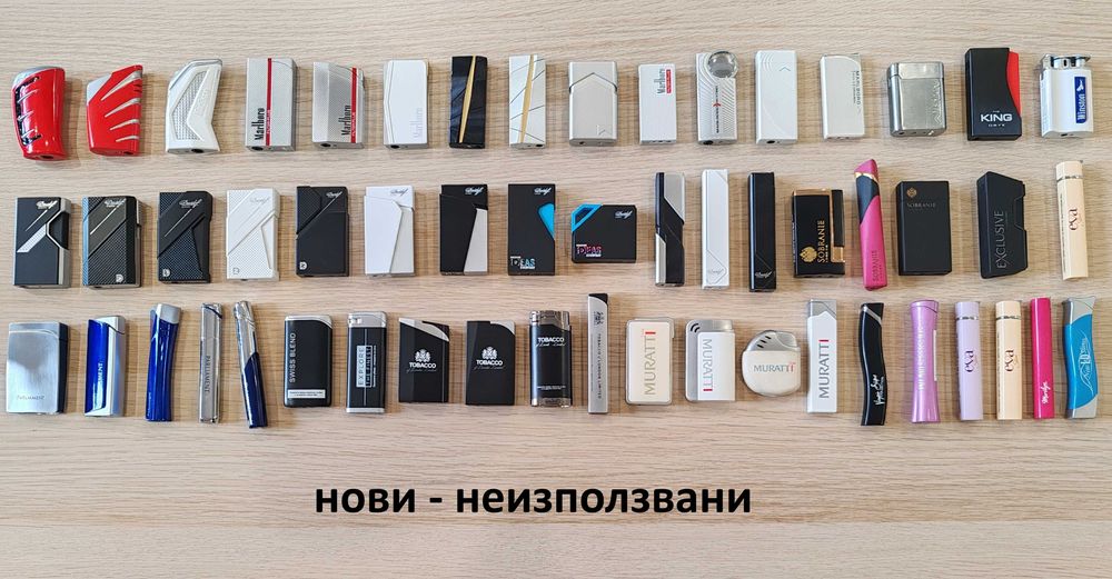 колекция рекламни запалки на марки цигари