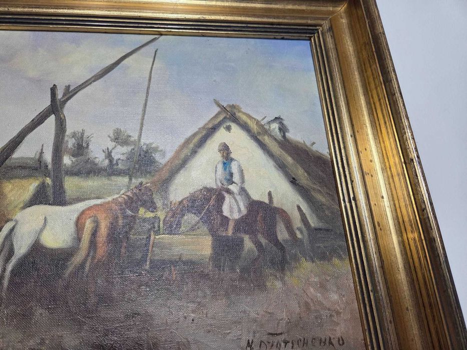 Mikhail D. Tkachenko (1860-1916) - Cai la adăpat