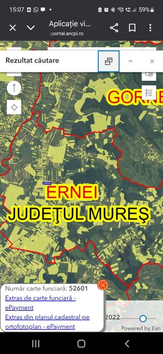 Vând 4 ha teren intravilan în Ernei, Mureș.