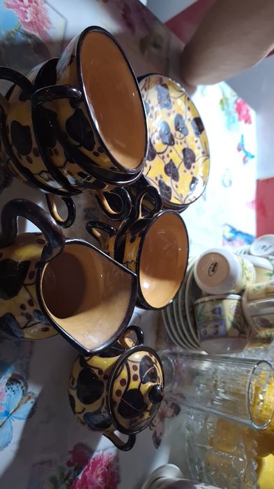 Set de cești din ceramică