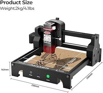 Промо Цена! Високопрецизна лазерна машина за рязане и гравиране Acmer