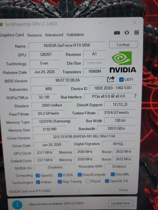 Продаю RTX 5050 в идеале