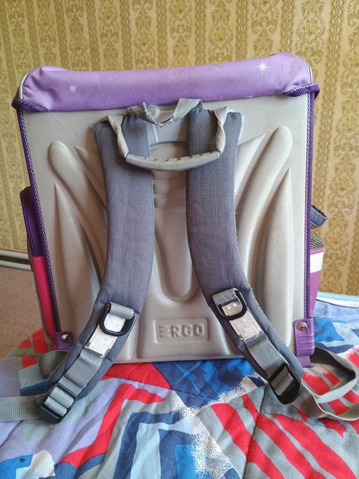 Ергономична ученическа раница за момиче – Еднорог комплект с несесер