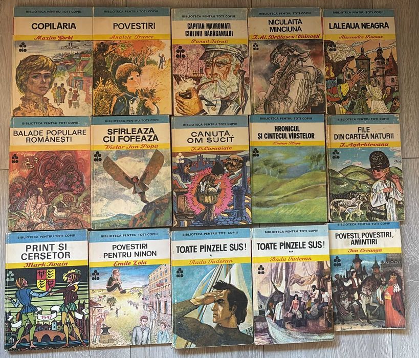 15 Carti - colectia Biblioteca pentru toti copiii