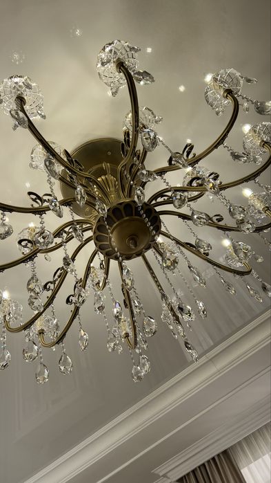 Люстра хрусталь большая