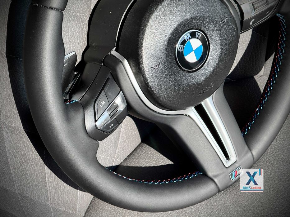 Volan BMW M Sport cu padele F20 F2X F30 F3X F15 F16 F25 M2 M3 M4