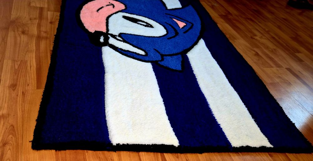 Covor Custom Sonic the Hedgehog – Handmade (Tufting) – 90x140 cm