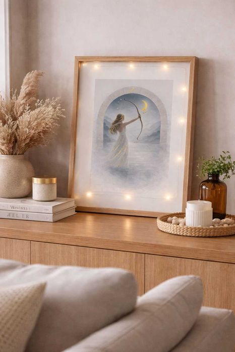 Ръчно изработени картини с лампички