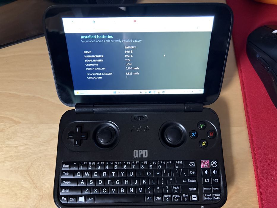 GPD Win Pochet mini windows 11