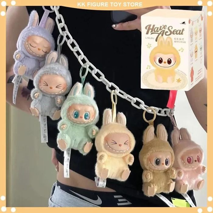 Лабубу Have a Seat 2 серия Labubu 2 series Лабубу V2, Лабубу Ключодърж