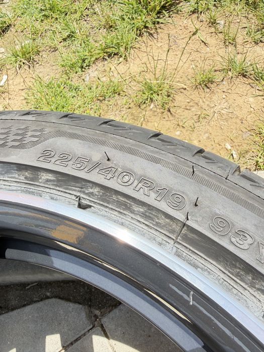 BMW Джанти style 704m с нови гуми БМВ BRIDGESTONE TURANZA 19