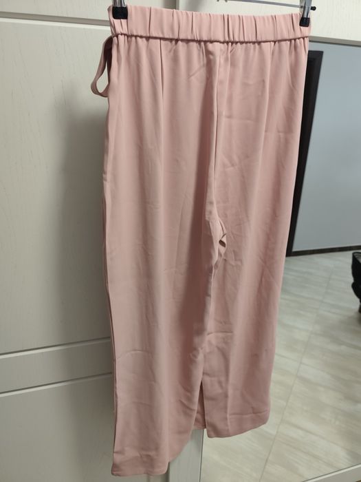 ЧИСТО НОВ панталон Halara Flex™ Wide Leg с връзки – Размер L, розов