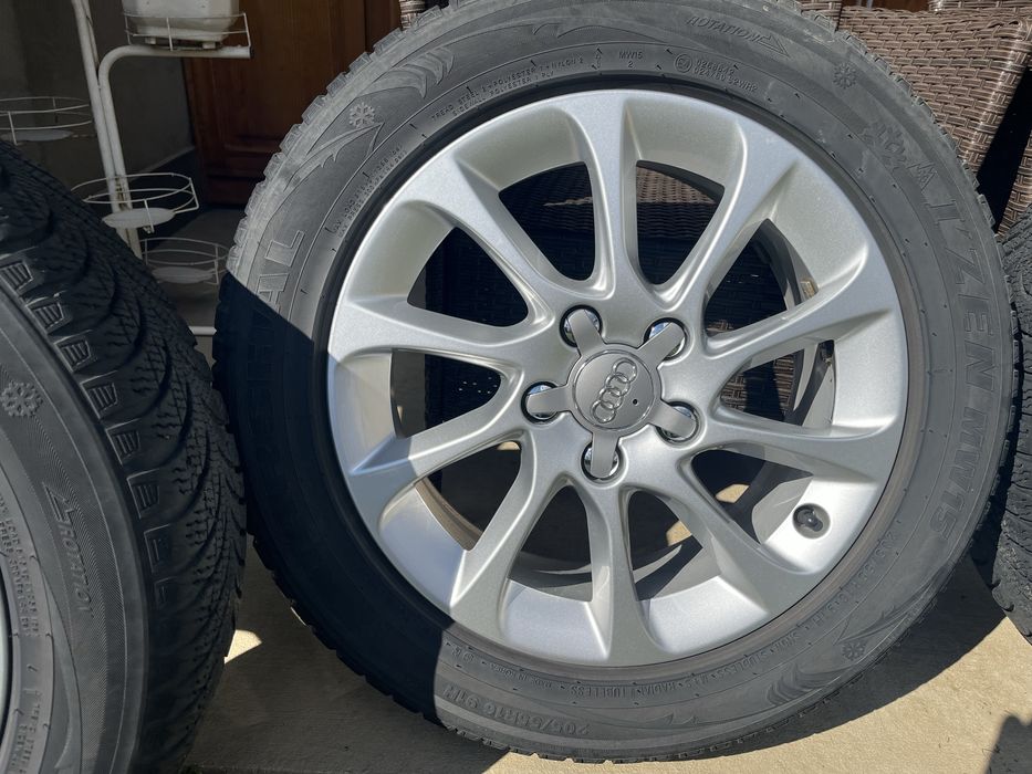 Оригинални джанти 16 5x112 с гуми 205 /55/16 от ауди а3 2018 година