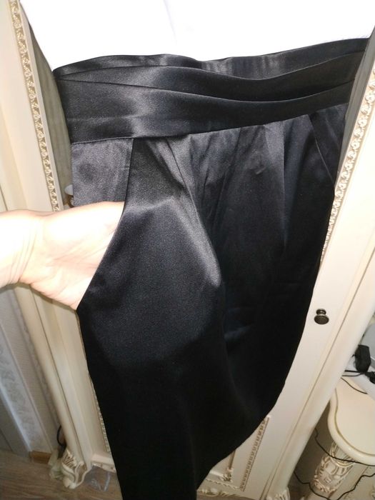 Платье атласное из США