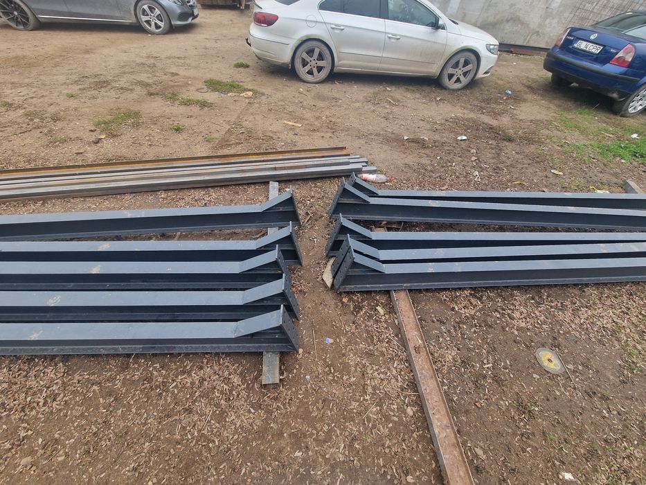 Vand hala metalica  7x20x4 din  ipe de 160  stalpi si fermele