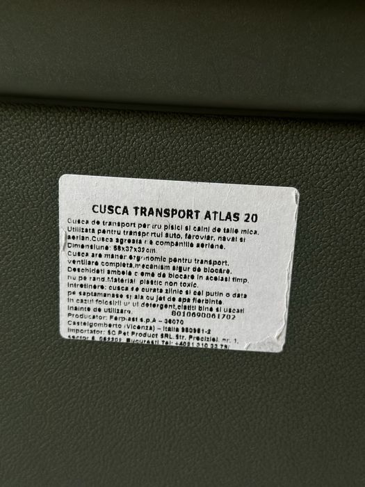 Cusca transport pisici si caini
