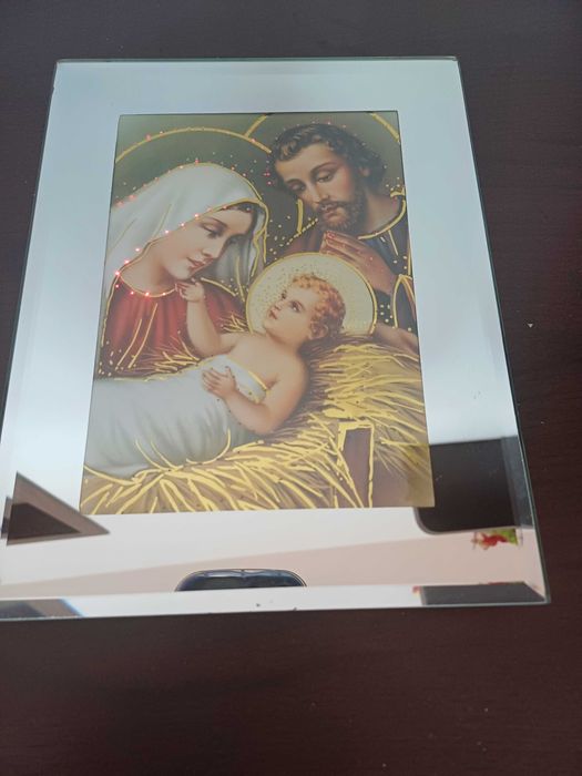 Icoana cu led de Craciun