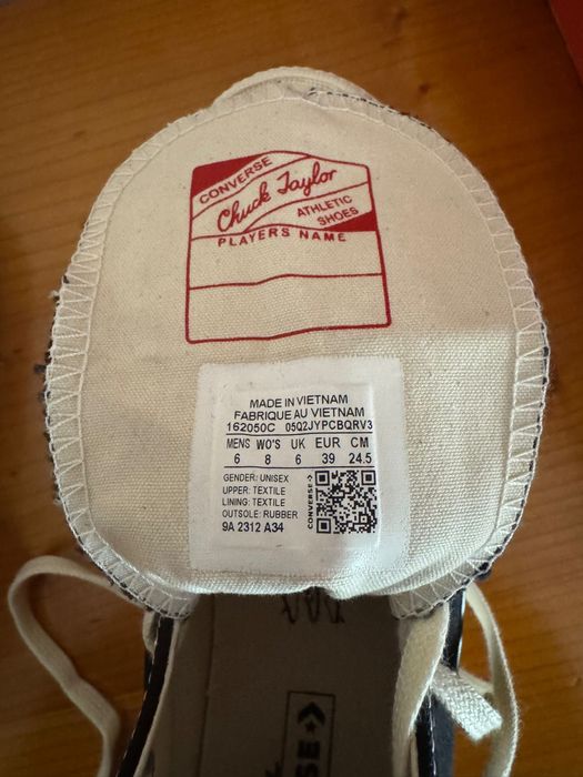 Converse Chuck Taylor 70s Negri originali marimea 39