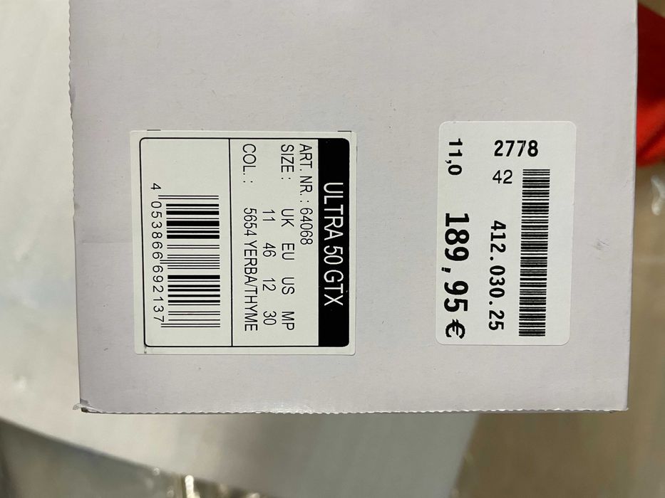 Продавам маратонки за бягане DYNAFIT ULTRA 50 GTX M