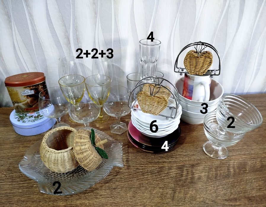 Коробка посуды, цена за всё