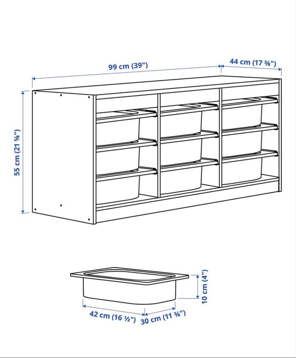 Стеллаж Труфаст IKEA