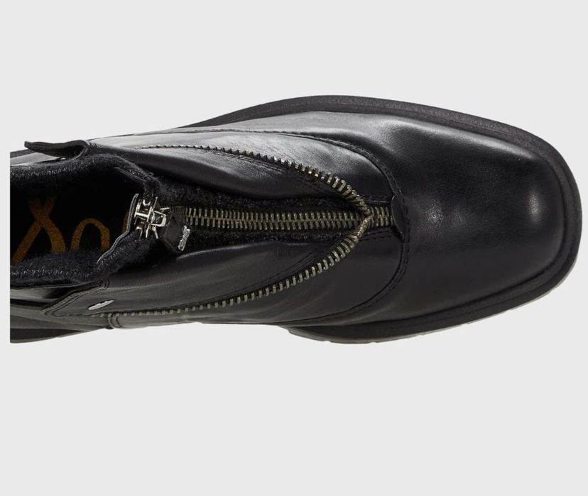 Кожаные  ботинки