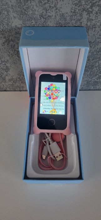 Telefon jucarie copii smartphone copii roz / albastru touchscreen NOU