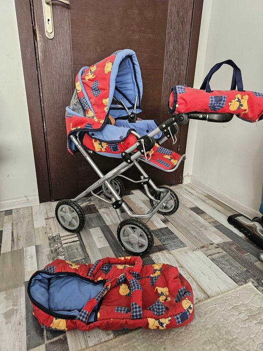 Детска количка за кукли с бебе и аксесоари