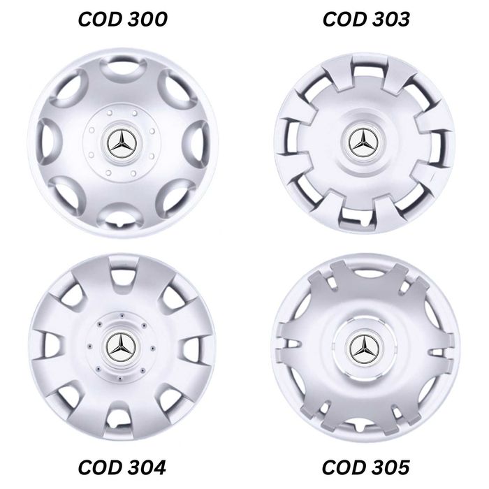 Capace roti R15 Mercedes diverse modele, pentru jante de tabla