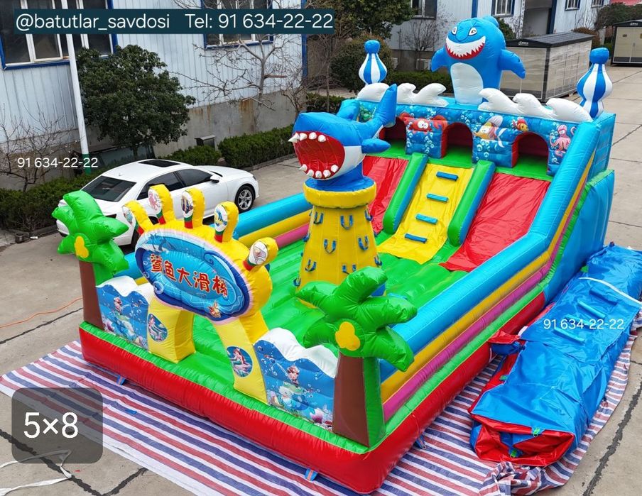 Batut, Батуты, Надувной батут, Atraksion, Аттракцион sotiladi