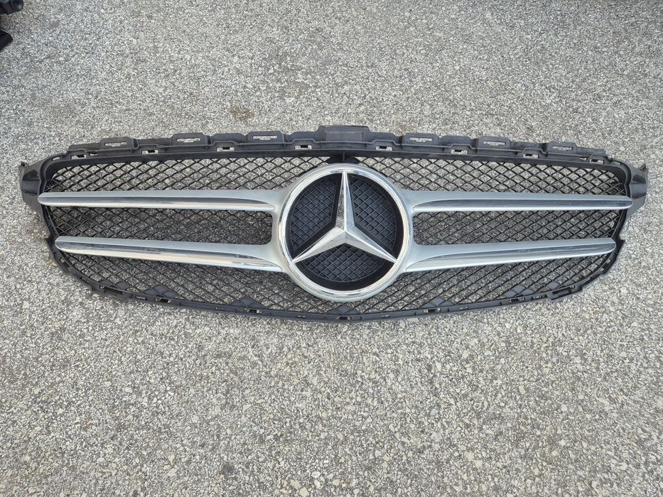 Решетка Мерцедес W205 C class маска Mercedes Ц класа