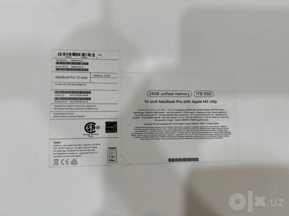 Macbook Pro M2 24 1 TB