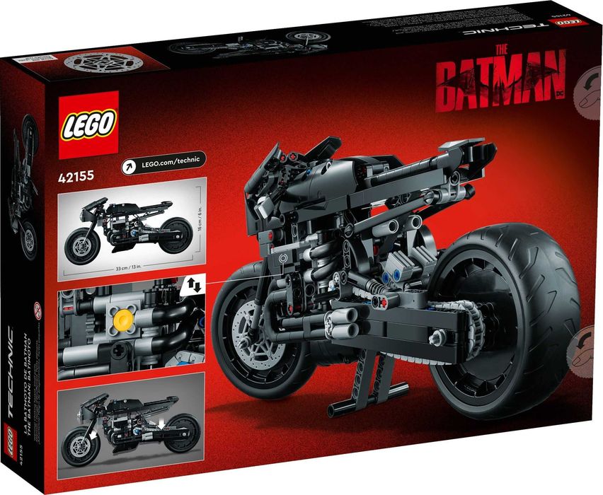 LEGO Technic 42155 The Batman Batcycle (Бэтцикл) — Новый, оригинал