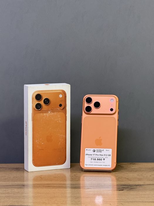iPhone 17 Pro Max 512 GB 100% 98-циклов| Mobile Zone
