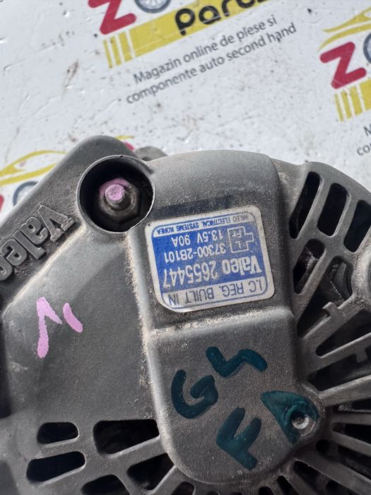 Alternator Kia Ceed Hyundai i30 1,4/1,6 benzina G4FA  G4FC 2007-2012