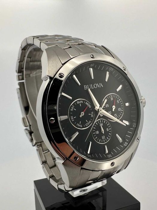 Bulova 96C107 41 mm Silver Tone Stainless Steel