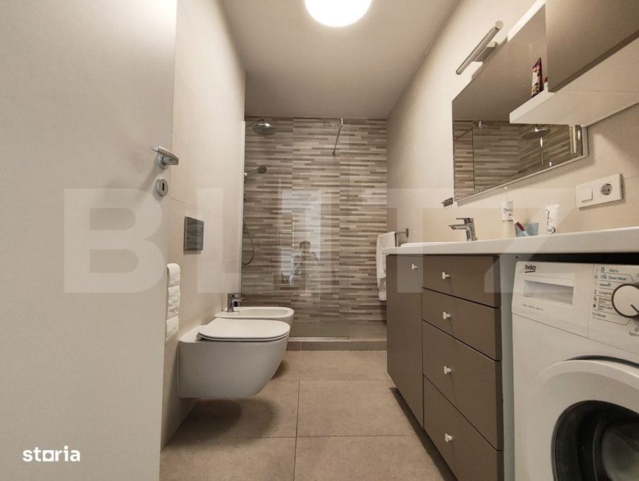 Apartament 2 camere, Ared, bucatarie separata, parcare acoperita, mode