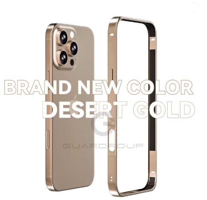 Carcasa Rama iPhone 16 Pro Max Desert Titanium