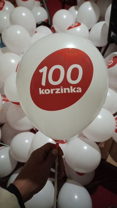 Sharlar ustiga bosma | Logotipli sharlar | Reklama uchun sharlar