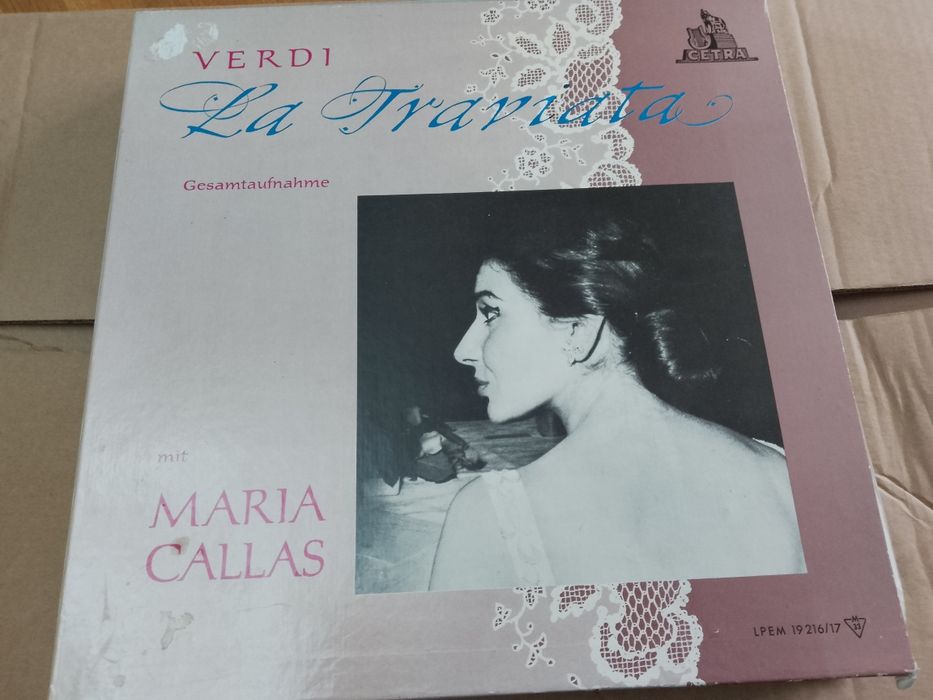 Colecție discuri Vinyl. Muzica clasica! Verdi, Maria Callas