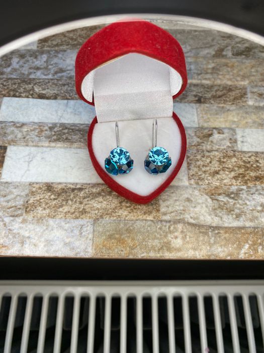 Cercei argint, handmade