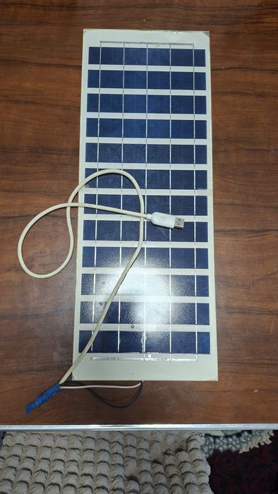 Мощная солнечная панель 7V (USB) — Готовая зарядка и база для PowerBan