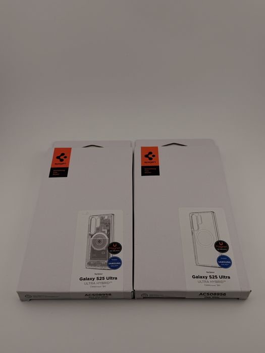 Husa Samsung S25 Ultra Spigen Ultra Hybrid / Zero One White - Clear