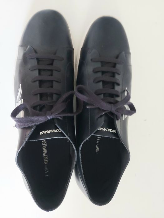 Emporio Armani ,46 номер стелка 30см, кожени , летни.
