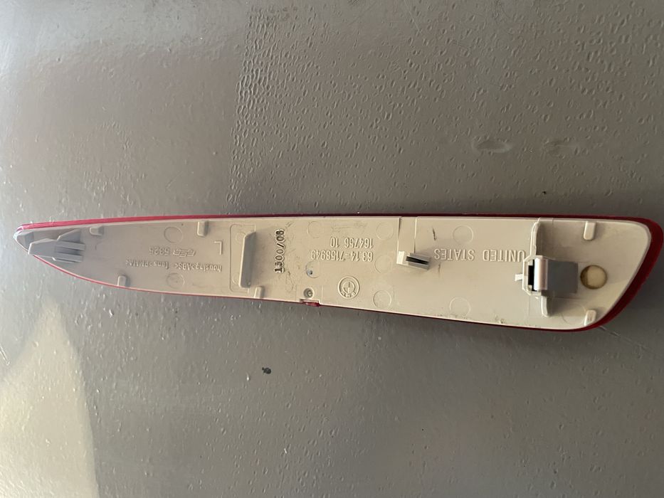 Отражатель заднего бампера е70 дорестайлинг, левая