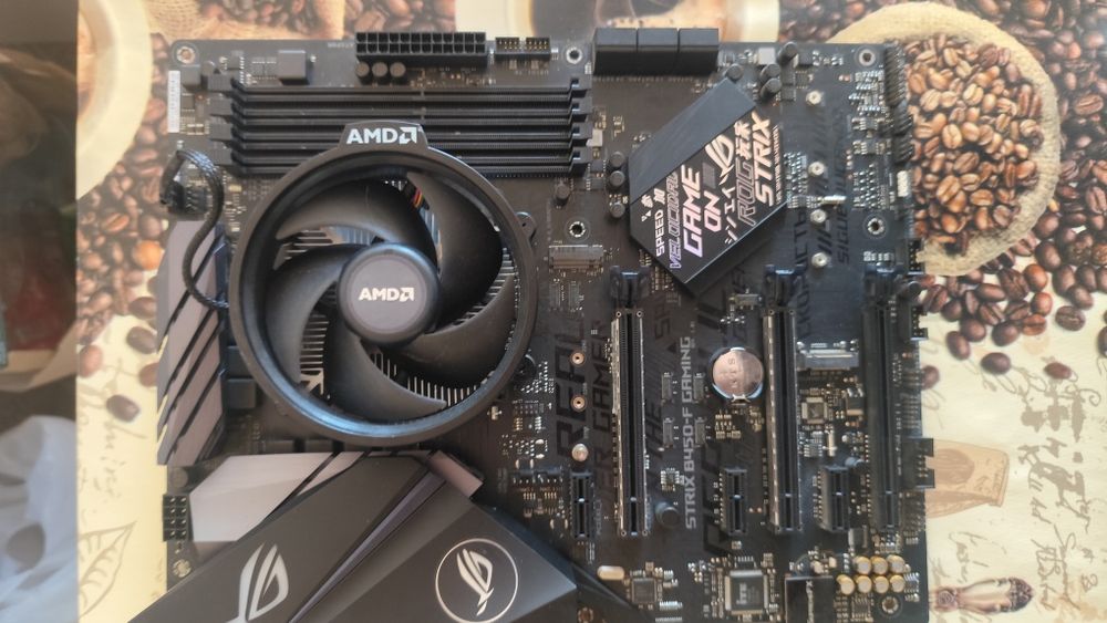 asus rog strix b450f gaming + ryzen 7 2700x